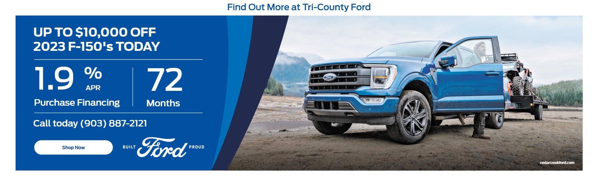 UP TO $10,000 OFF 2023 F-150's TODAY